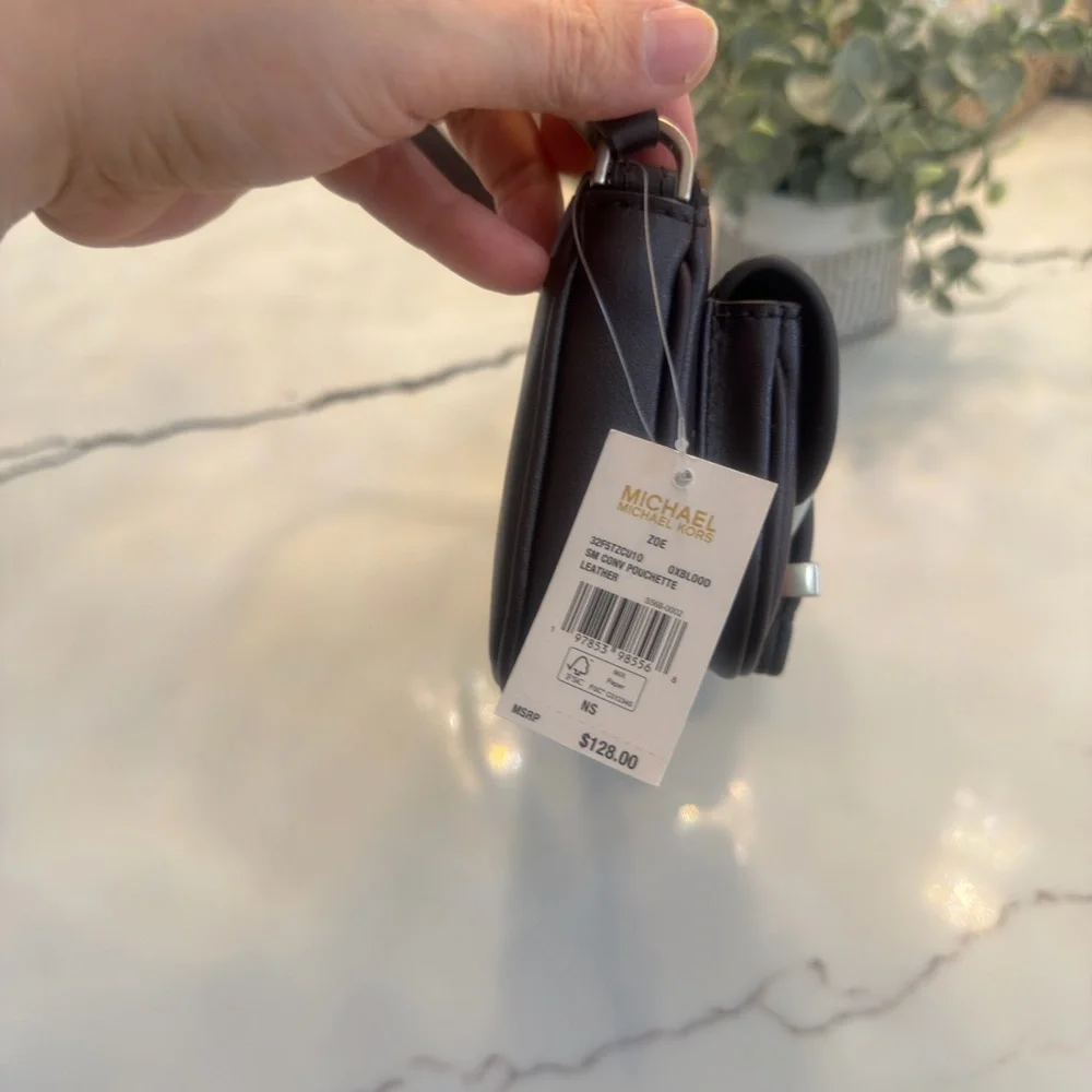 Michael Kors Burgundy Leather Women's Bag - Picture 13 of 16